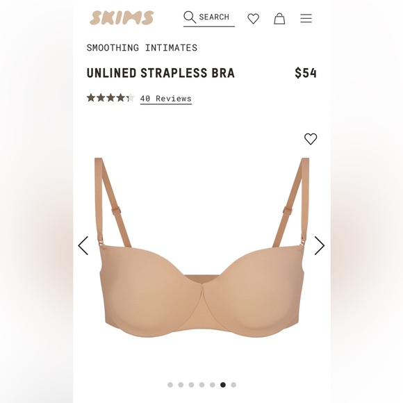 *New With Tags* SKIMS - Smoothing Intimates, Strapless Bra - Picture 3 of 7